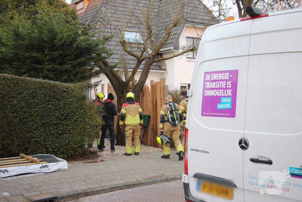Gasleiding beschadigd bij werkzaamheden