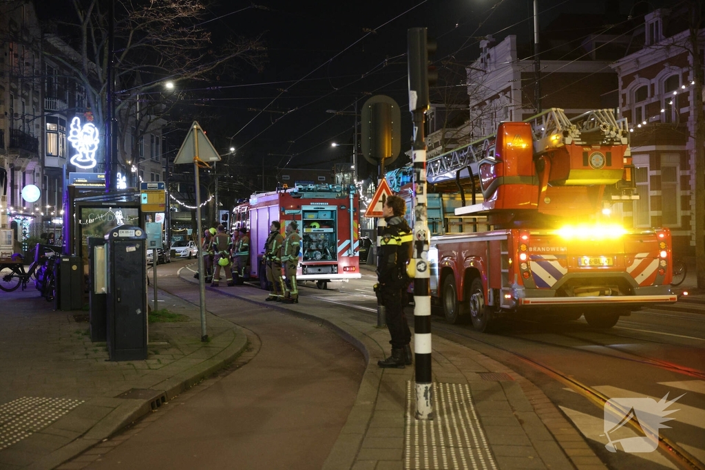Rookontwikkeling door brand in fastfoodrestaurant