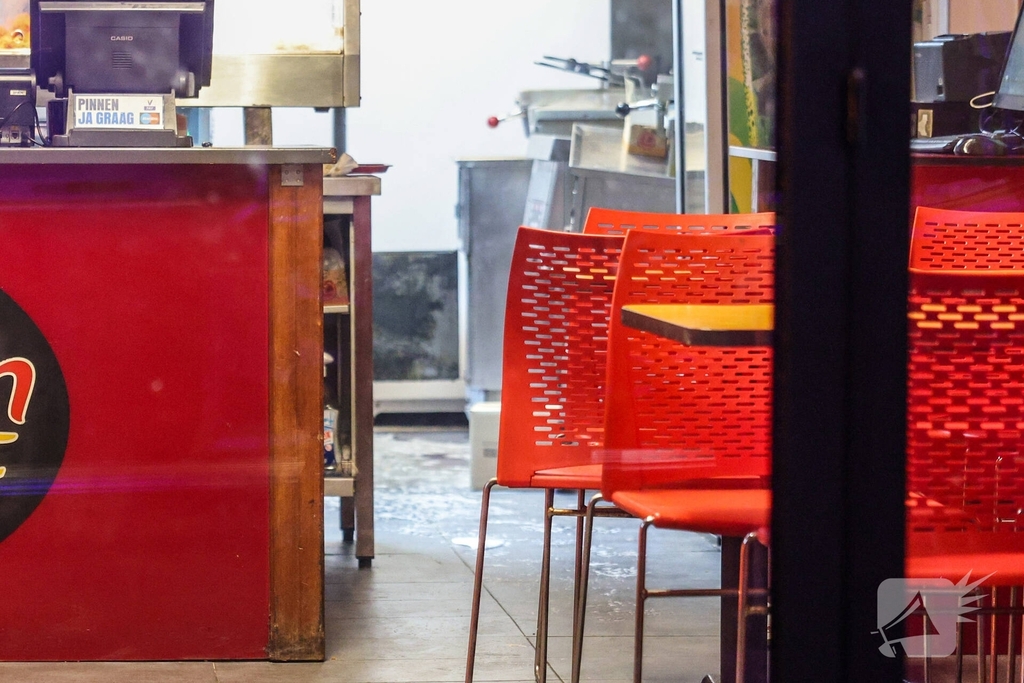 Rookontwikkeling door brand in fastfoodrestaurant