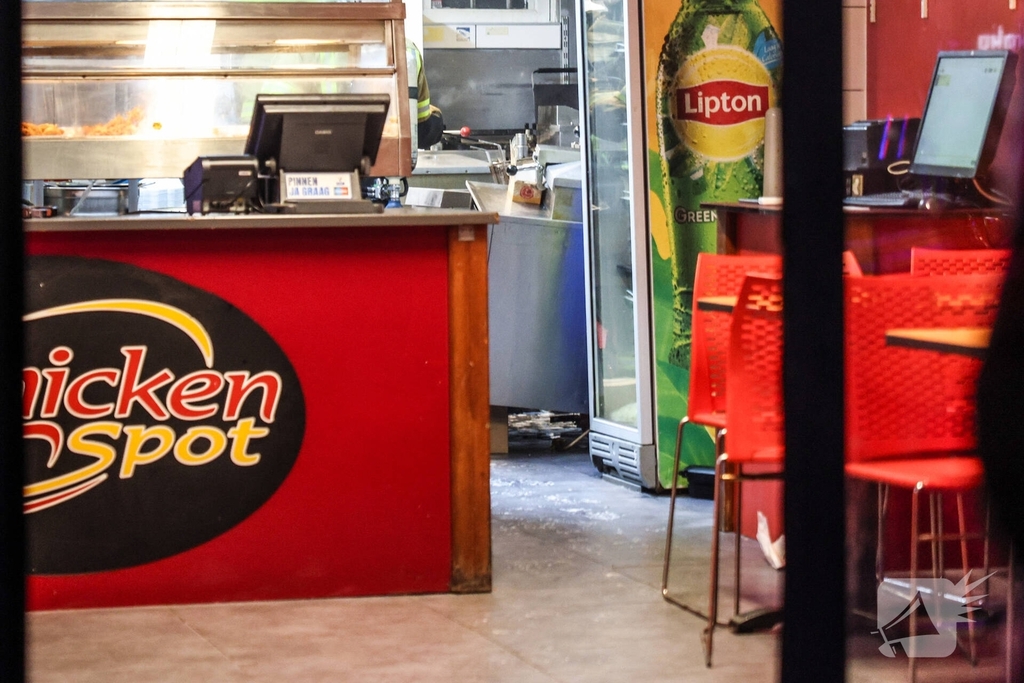 Rookontwikkeling door brand in fastfoodrestaurant