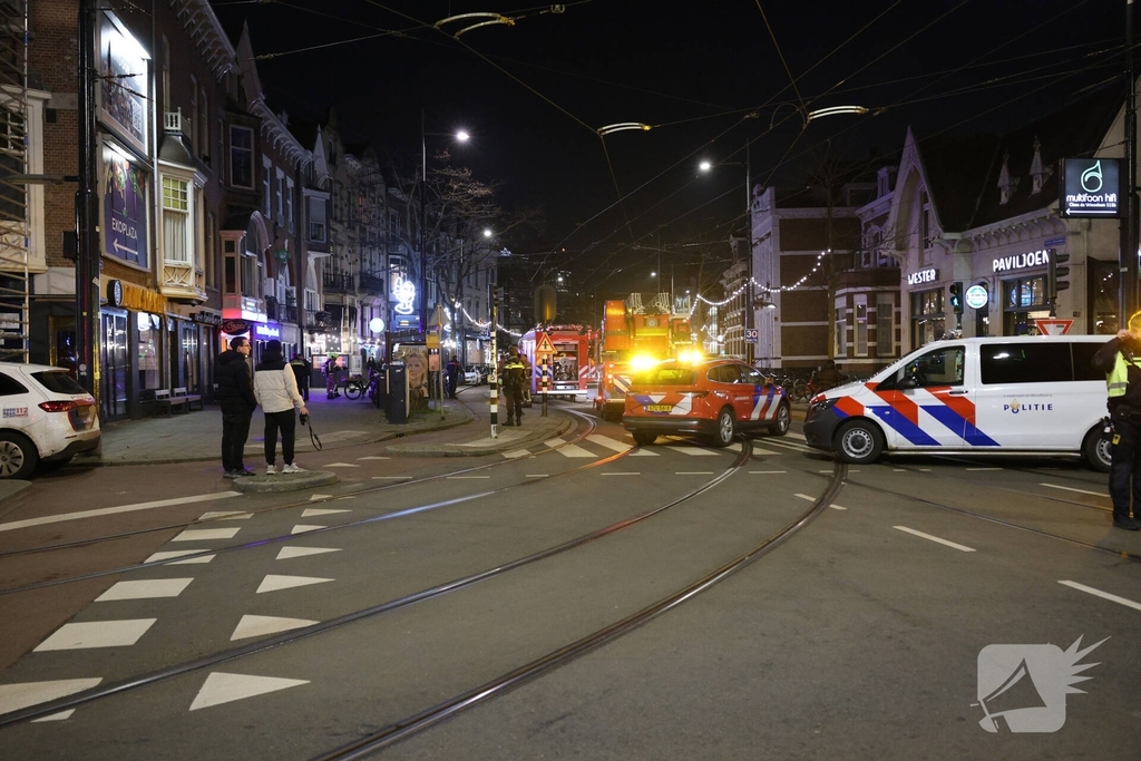 Rookontwikkeling door brand in fastfoodrestaurant