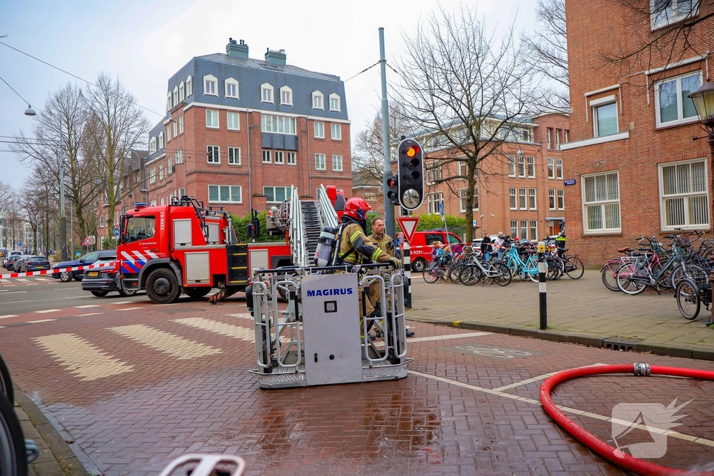 Woningbrand geblust zonder gewonden