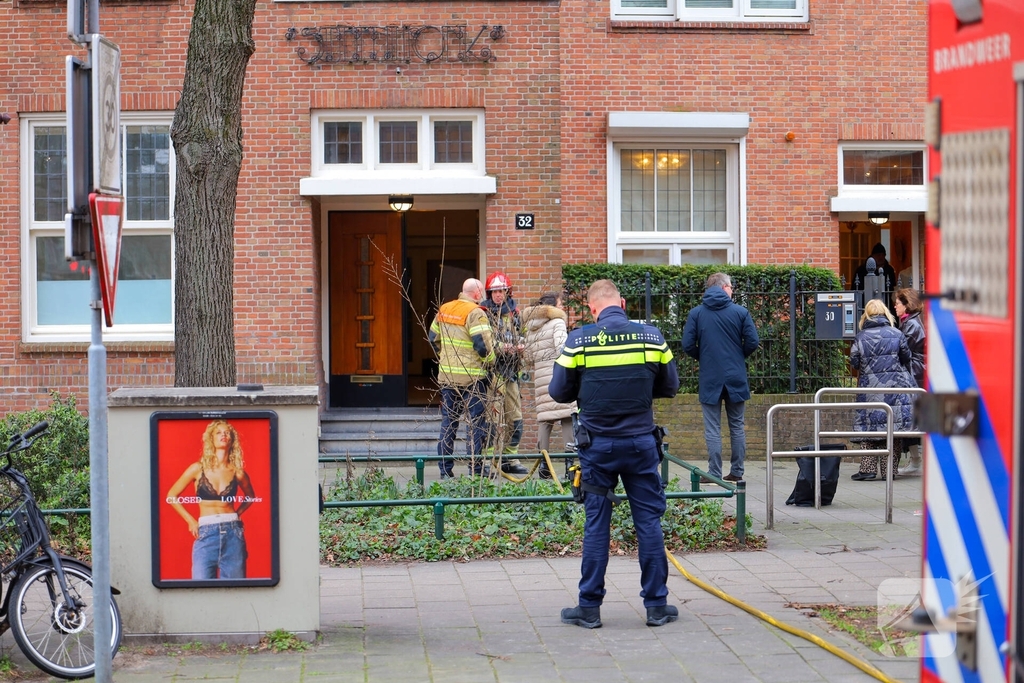Woningbrand geblust zonder gewonden
