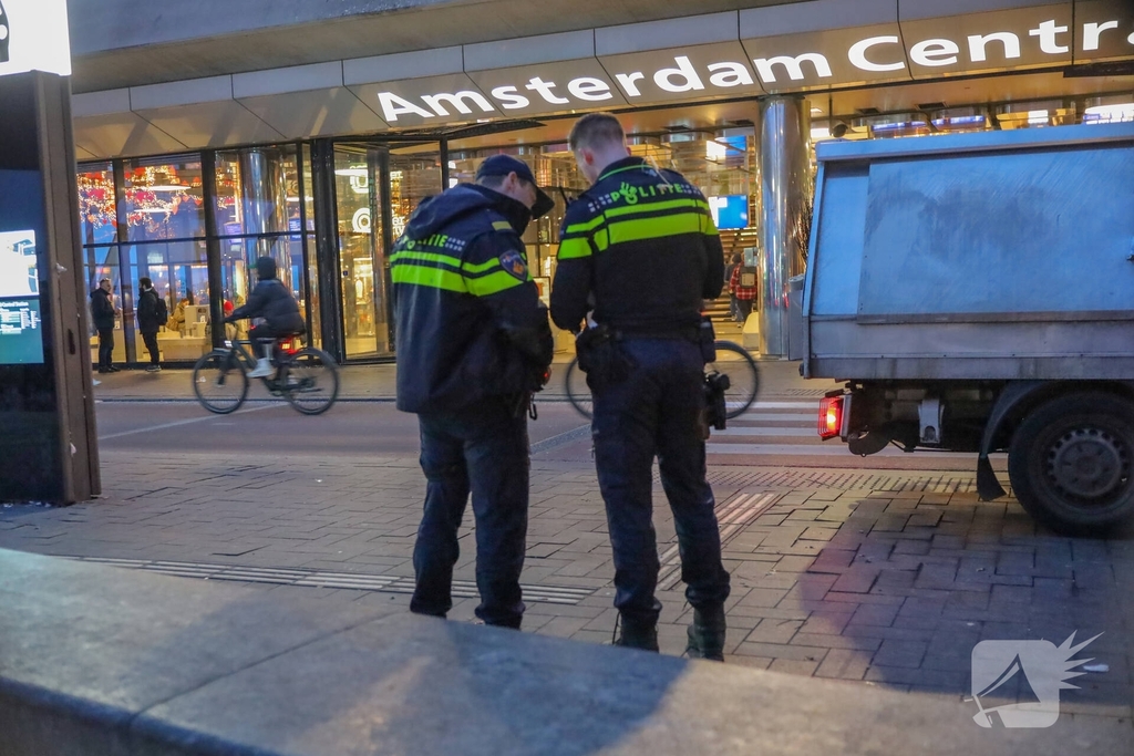 Steekincident bij centraal station
