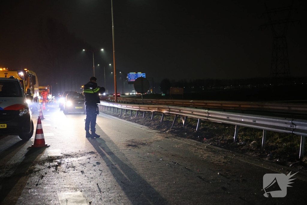 Bestuurder gewond na eenzijdig ongeval