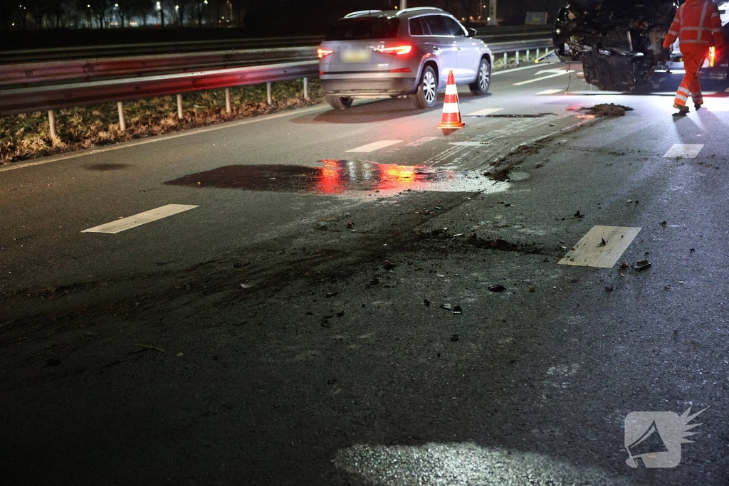 Bestuurder gewond na eenzijdig ongeval