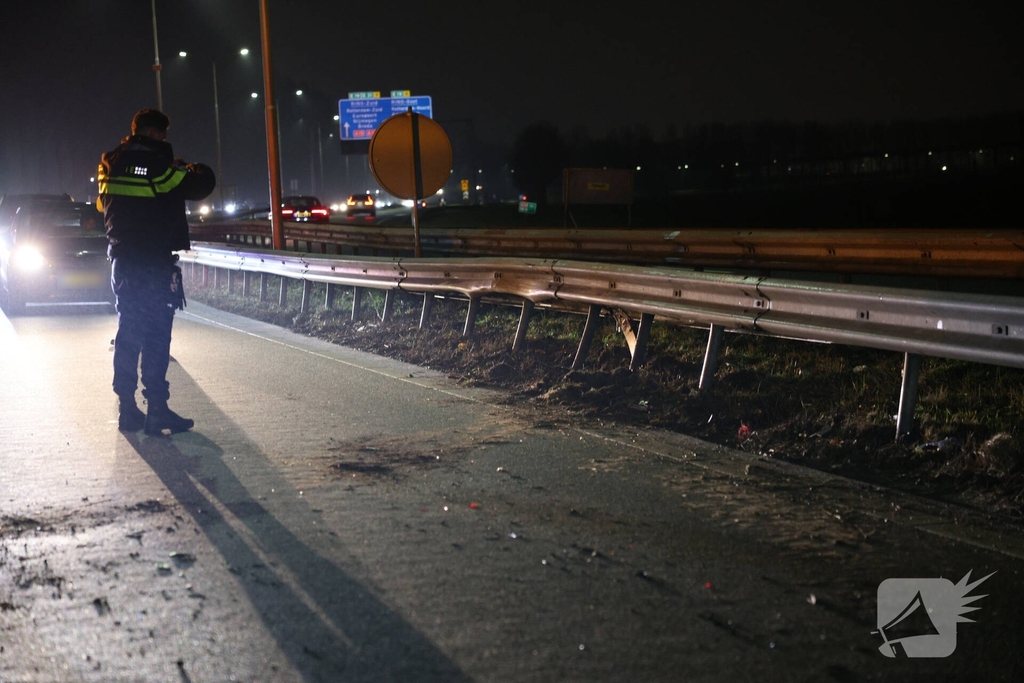 Bestuurder gewond na eenzijdig ongeval