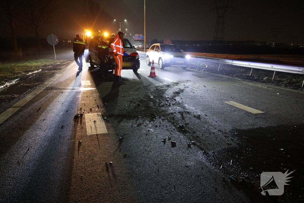 Bestuurder gewond na eenzijdig ongeval