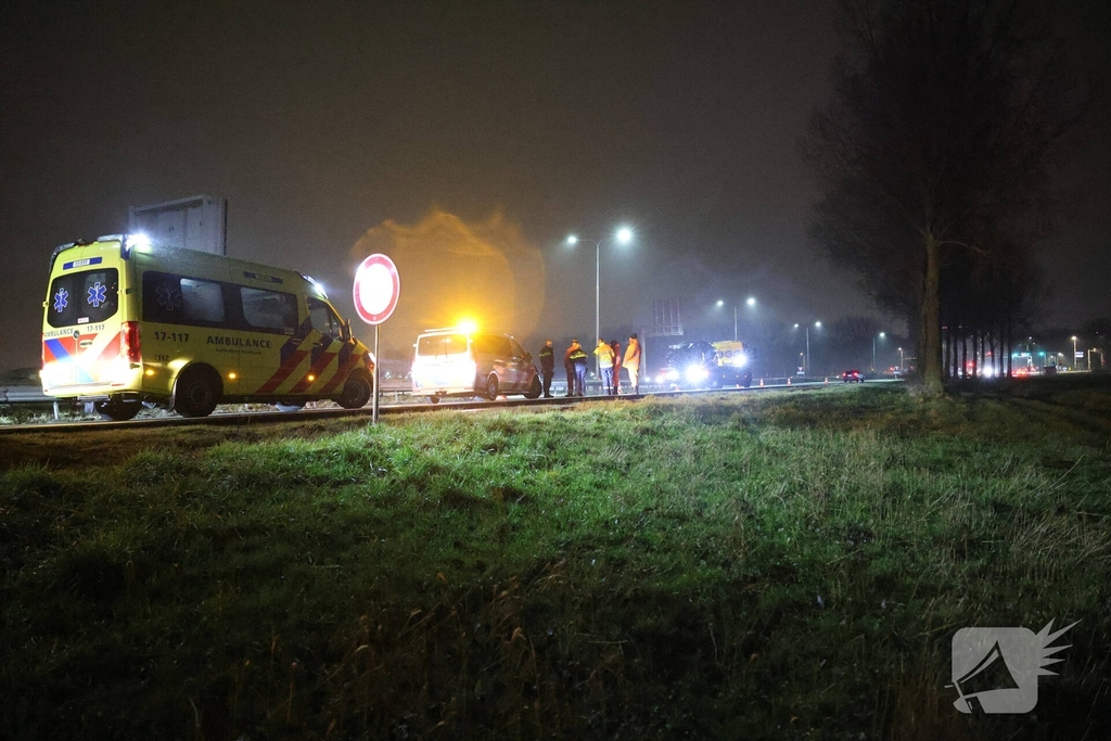 Bestuurder gewond na eenzijdig ongeval