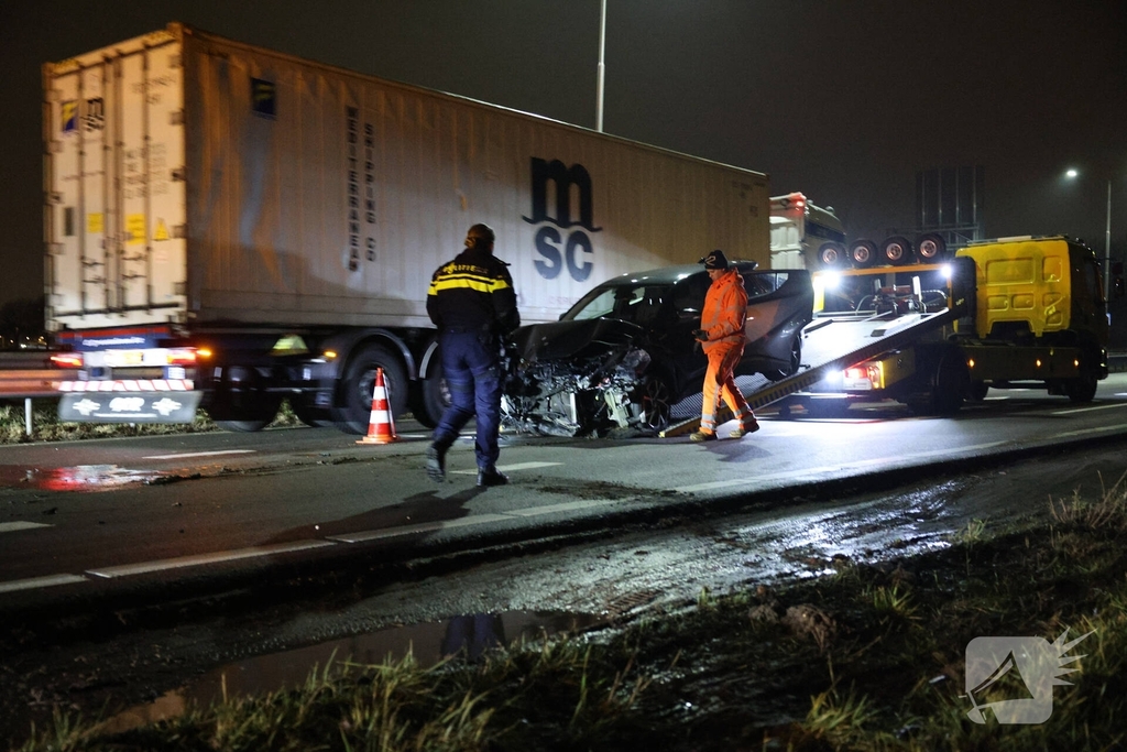 Bestuurder gewond na eenzijdig ongeval