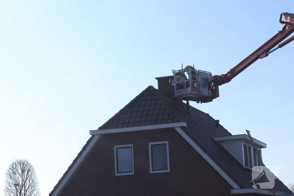 Brandweer ingeschakeld voor schoorsteenbrand