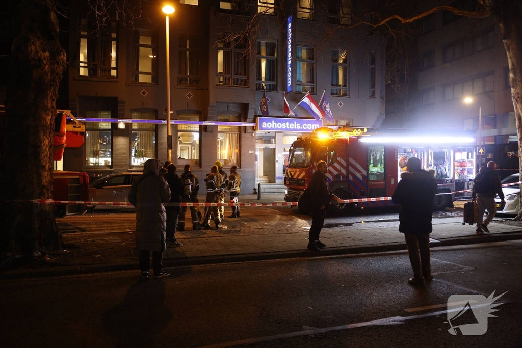 Hulpdiensten snel ter plaatse bij gebouwbrand