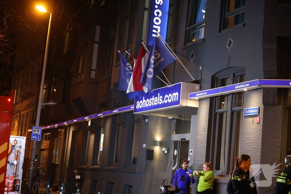 Hulpdiensten snel ter plaatse bij gebouwbrand