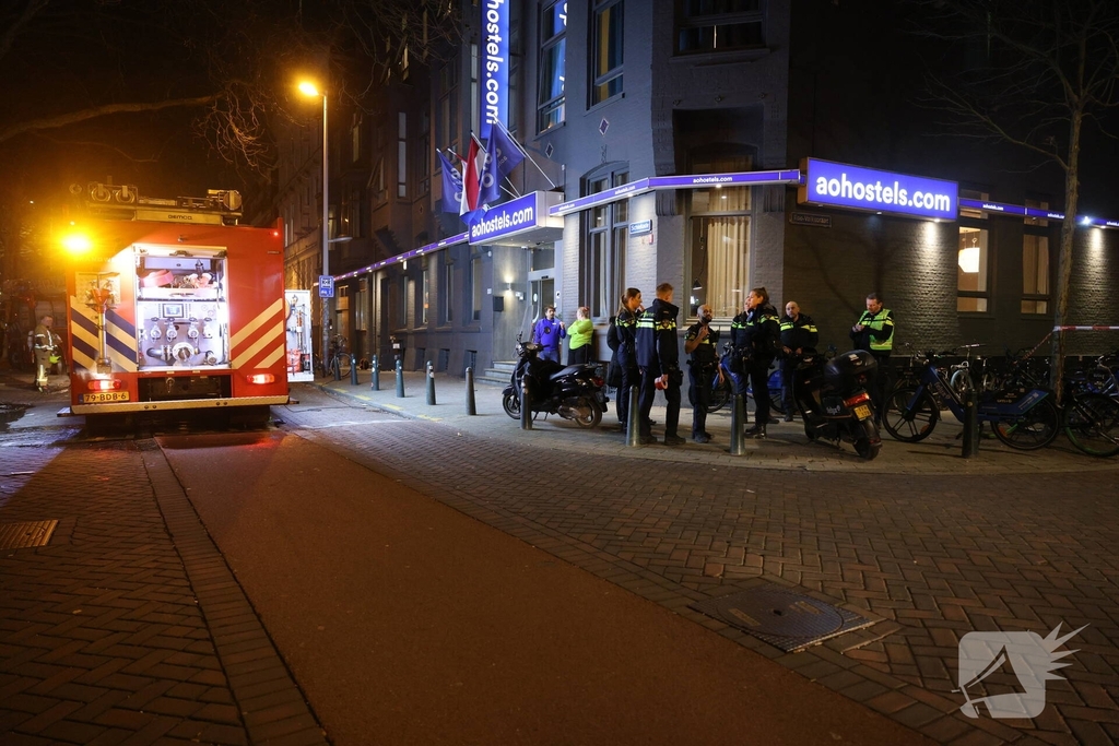 Hulpdiensten snel ter plaatse bij gebouwbrand