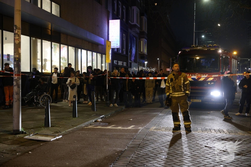 Hulpdiensten snel ter plaatse bij gebouwbrand
