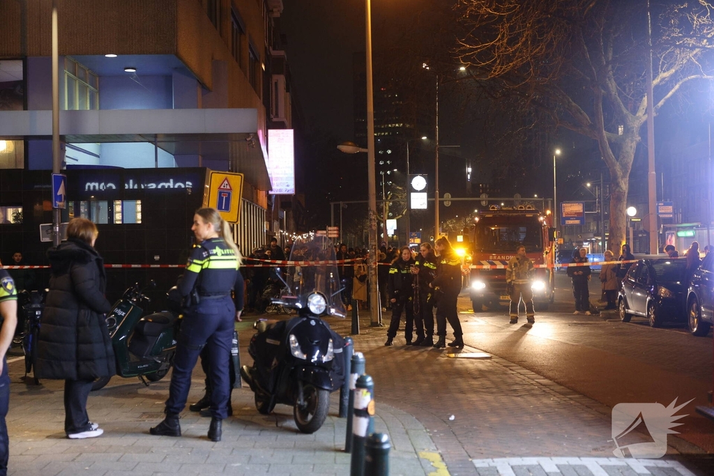 Hulpdiensten snel ter plaatse bij gebouwbrand
