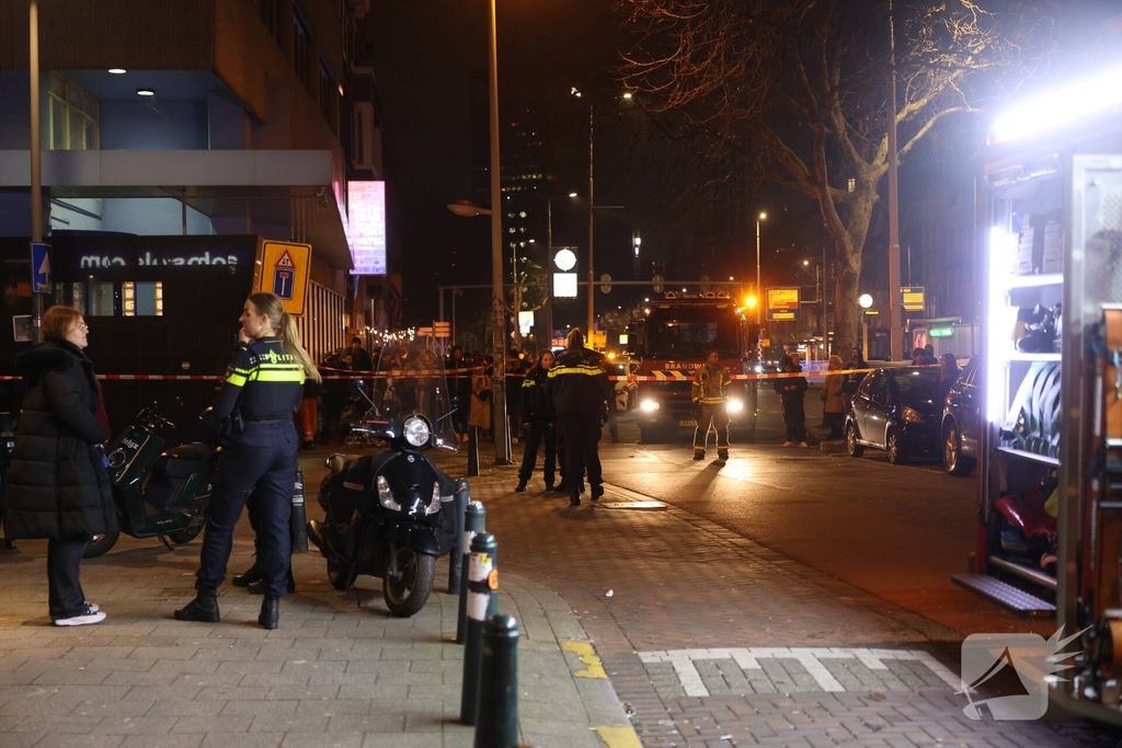 Hulpdiensten snel ter plaatse bij gebouwbrand