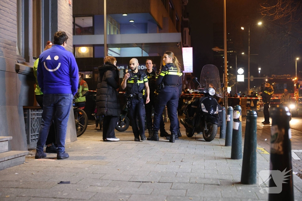 Hulpdiensten snel ter plaatse bij gebouwbrand