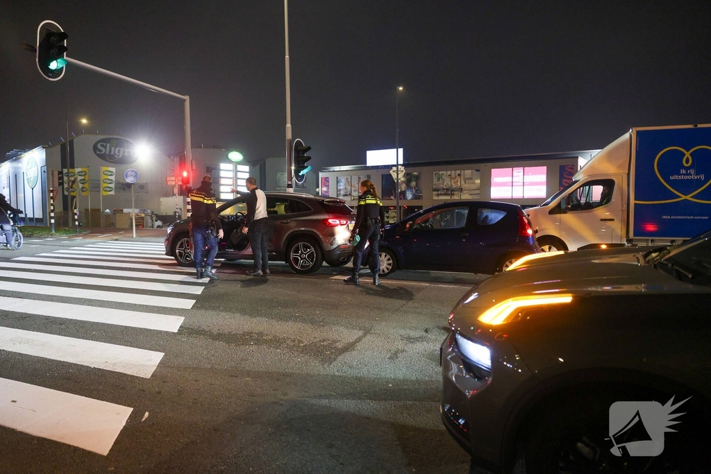 Kettingbotsing onder invloed leidt tot aanhouding