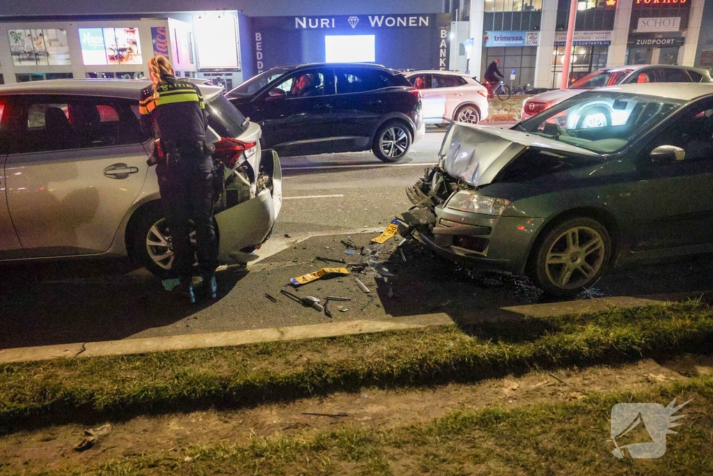 Kettingbotsing onder invloed leidt tot aanhouding