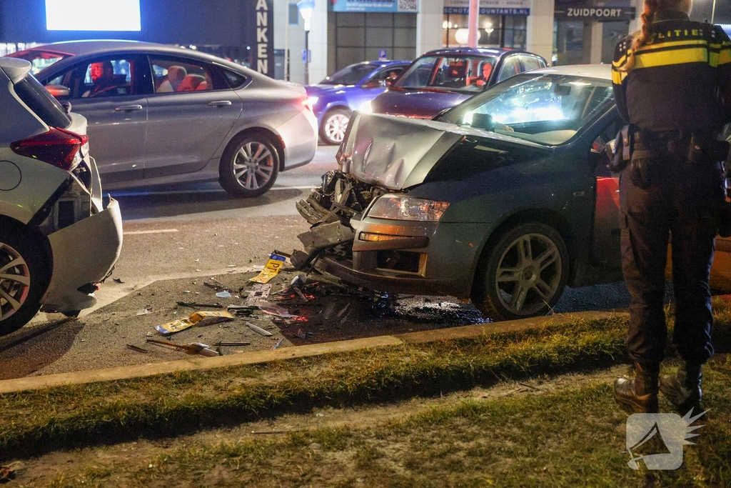 Kettingbotsing onder invloed leidt tot aanhouding