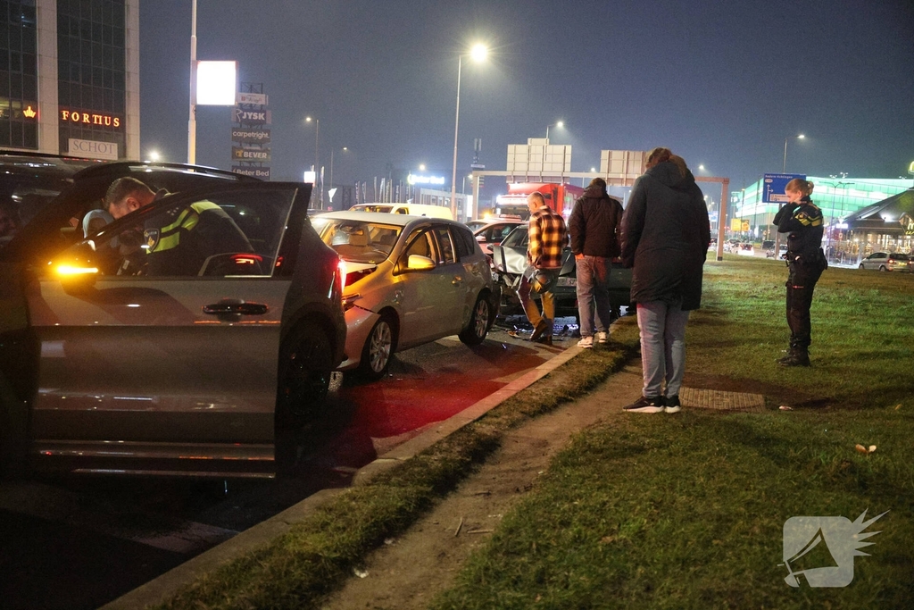 Kettingbotsing onder invloed leidt tot aanhouding