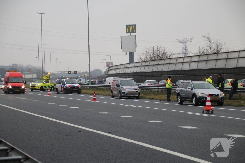 Ongeval leidt tot verkeershinder en vertraging