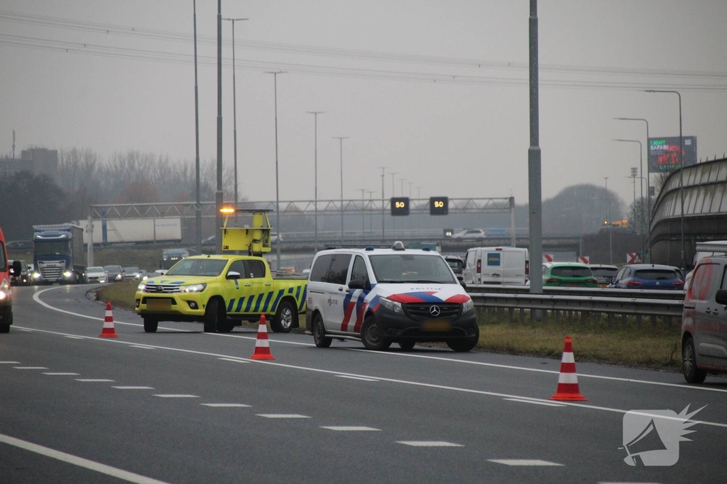 Ongeval leidt tot verkeershinder en vertraging