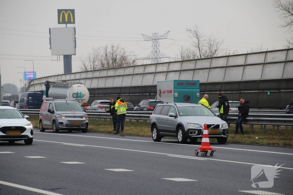 Ongeval leidt tot verkeershinder en vertraging