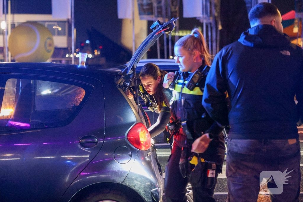 Politieachtervolging eindigt op Erasmusbrug