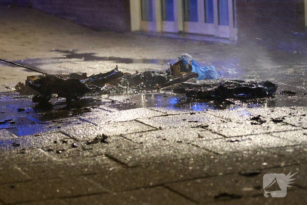 Bouwbrand op balkon geëindigd zonder opzet