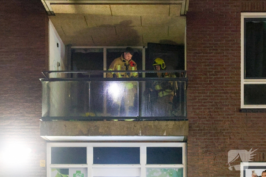 Bouwbrand op balkon geëindigd zonder opzet
