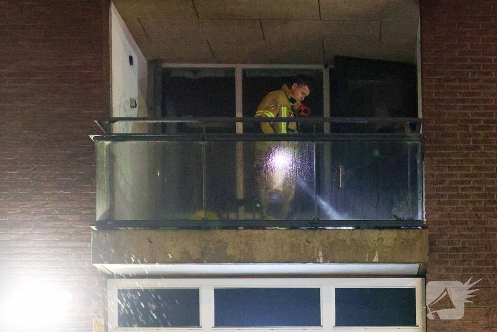 Bouwbrand op balkon geëindigd zonder opzet