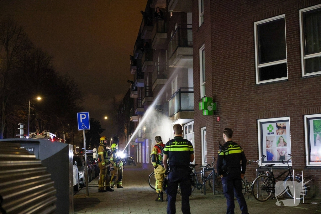 Bouwbrand op balkon geëindigd zonder opzet