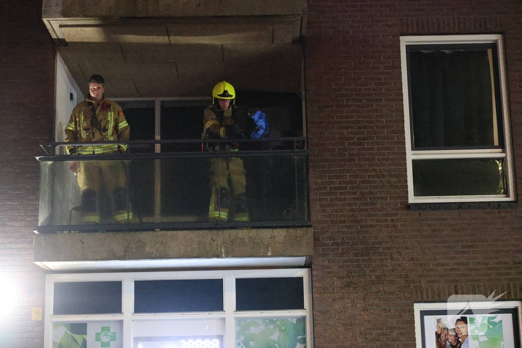 Bouwbrand op balkon geëindigd zonder opzet