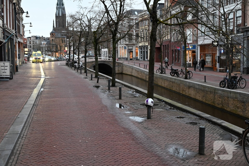 Scooterrijder gewond na te water raken