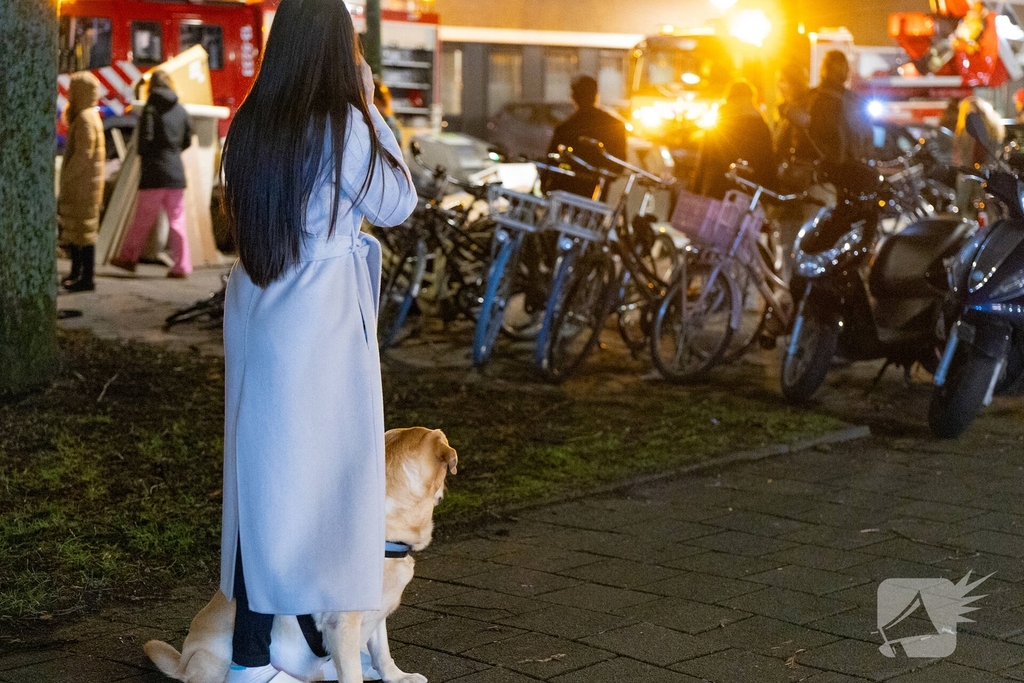 Woningbrand leidt tot ontruiming van appartementen