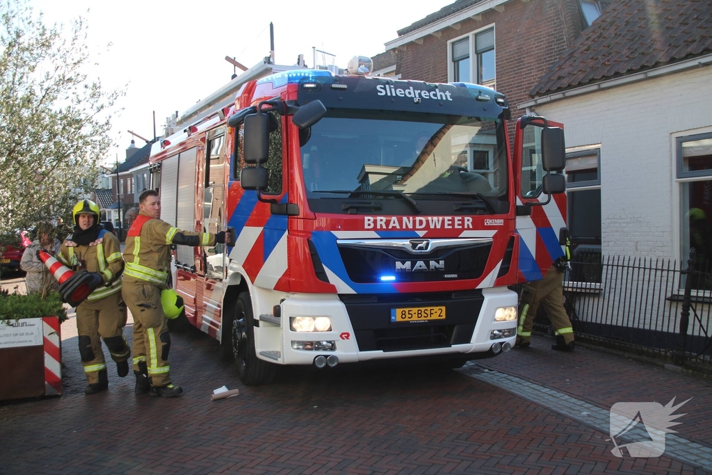 Schoorsteenbrand succesvol geblust