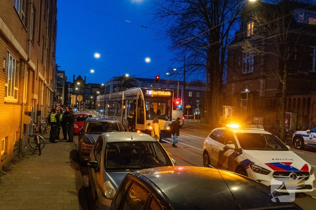 Fietser gewond bij aanrijding met tram