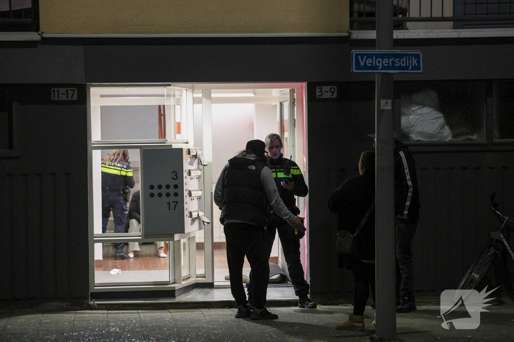 Grote politie-inzet na melding van ruzie en aanrijding