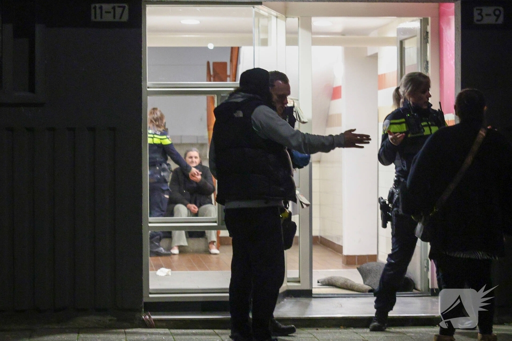 Grote politie-inzet na melding van ruzie en aanrijding