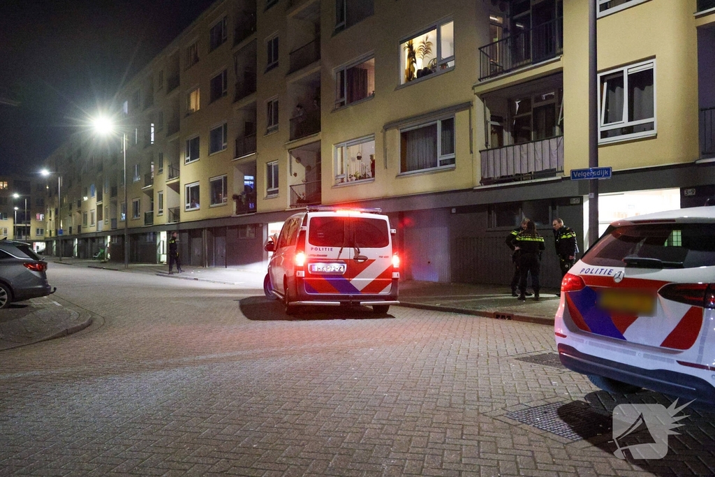Grote politie-inzet na melding van ruzie en aanrijding