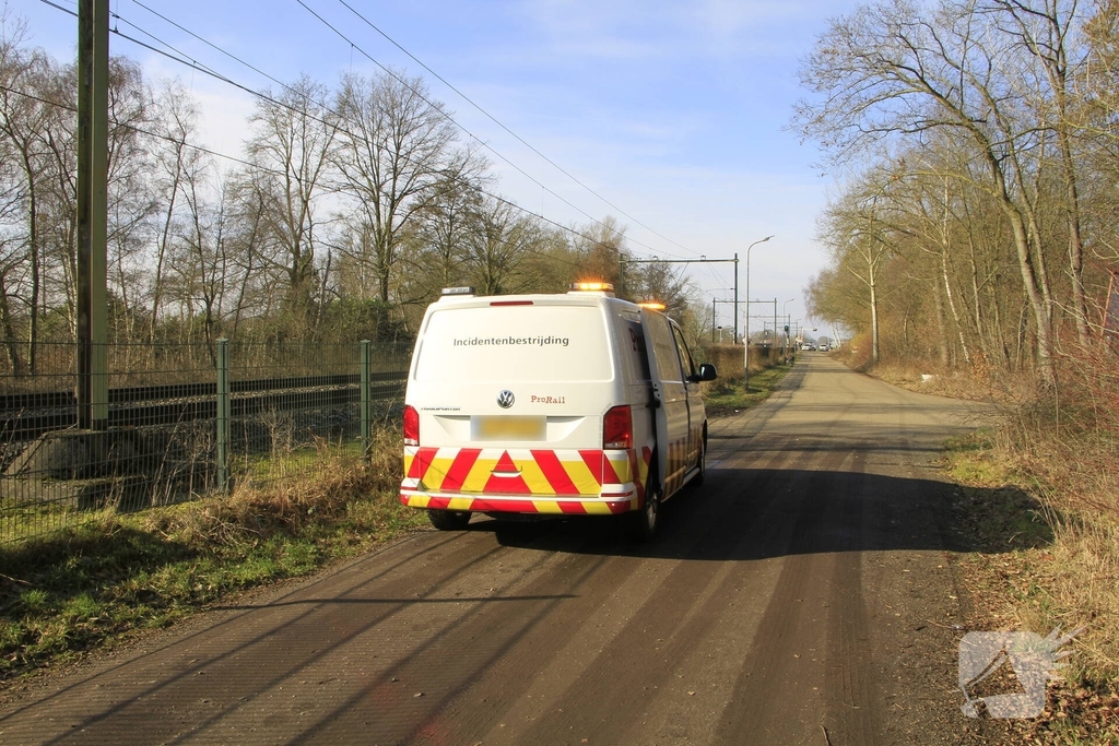 Hond overleden na aanrijding met trein