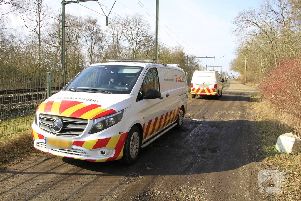 Hond overleden na aanrijding met trein