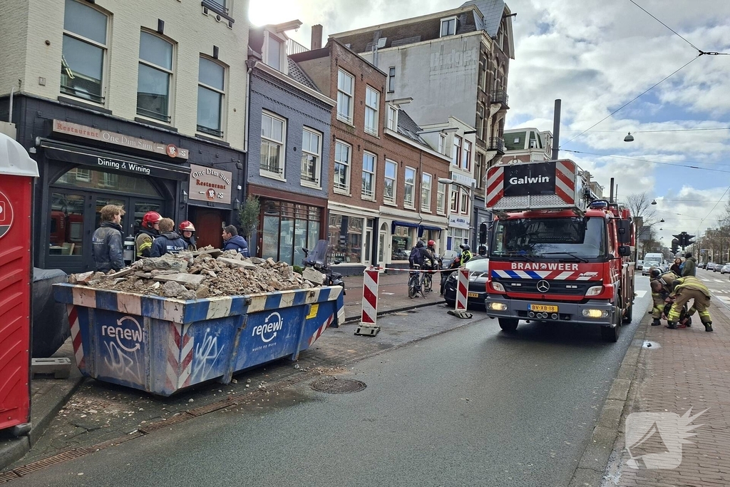 Gaslekkage bij avondwinkel leidt tot evacuatie