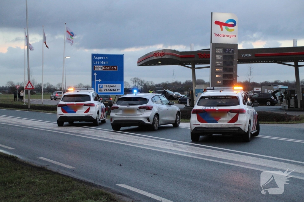 Zware aanrijding tussen fietser en busje