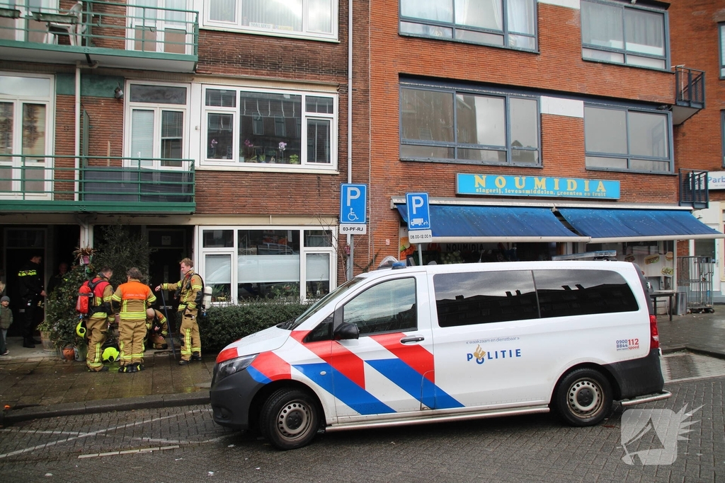 Brandweer inzet na gaslucht
