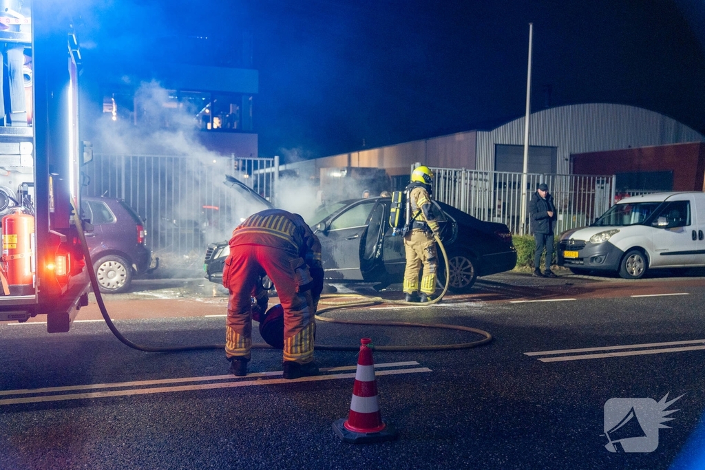 Brand veroorzaakt afsluiting van straat