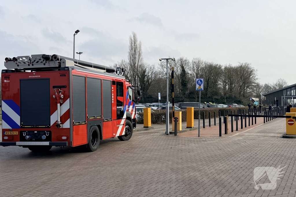 Korte sluiting veroorzaakte brand in auto