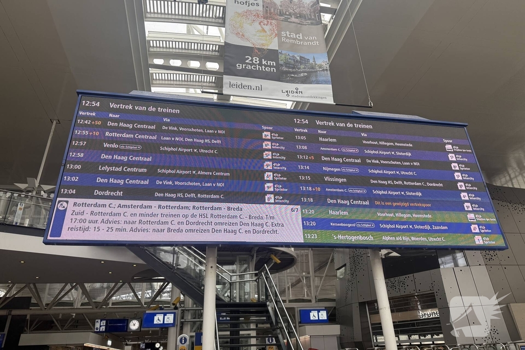 Vele problemen op het spoor zorgen voor uitval en vertragingen